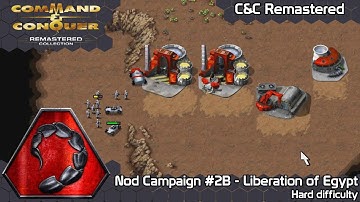 Command & Conquer Remastered - Nod mission #2B - Liberation of Egypt (Hard Difficulty, pre-patch)
