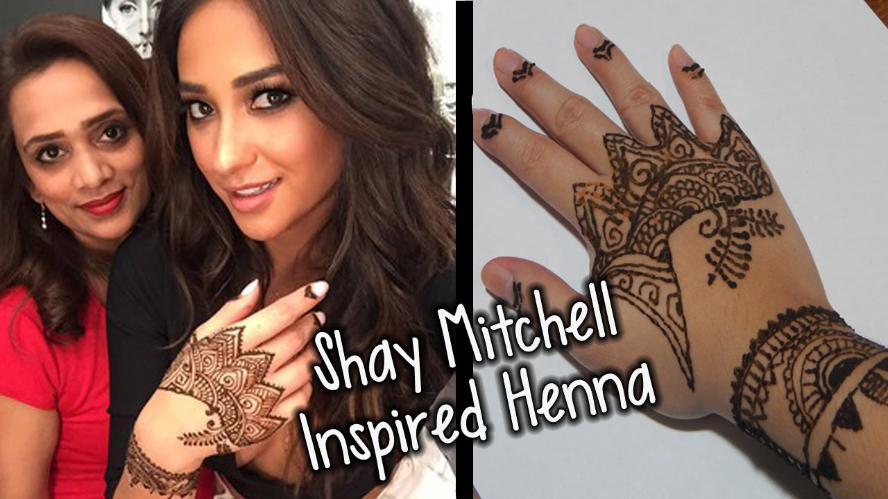 Shay Mitchell Inspired Henna Tattoo Youtube