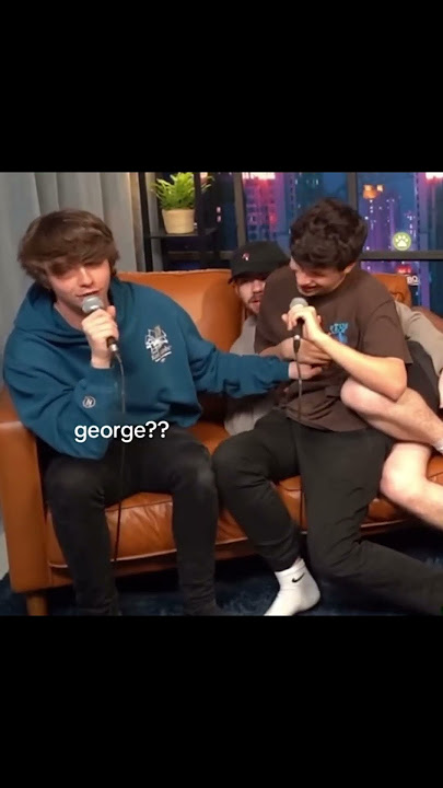 George touchy when he’s drunk