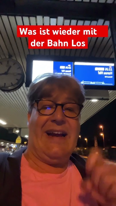 Was ist wieder mit der Bahn los SBahn hat 1. Stunde Verspätung und