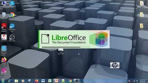 Libre office creating opening and saving document