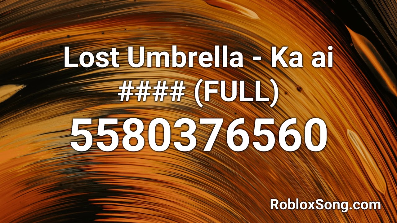 umbrella roblox id code