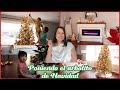 Poniendo el arbolito de Navidad y decorando la sala para esta Navidad | Ideas navideñas