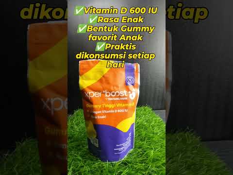🍓 Vitamin D gummy rasa enak untuk anak! Dukung imunitas, kesehatan tulang, dan aktivitas harian