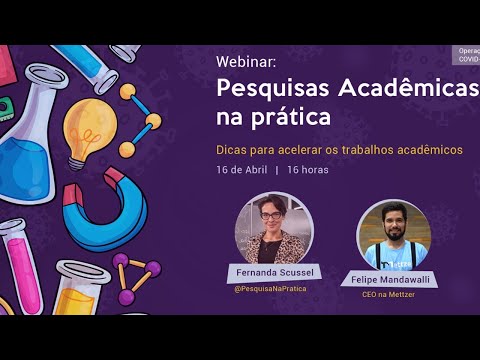 Webinar - Pesquisas acadêmicas na Prática