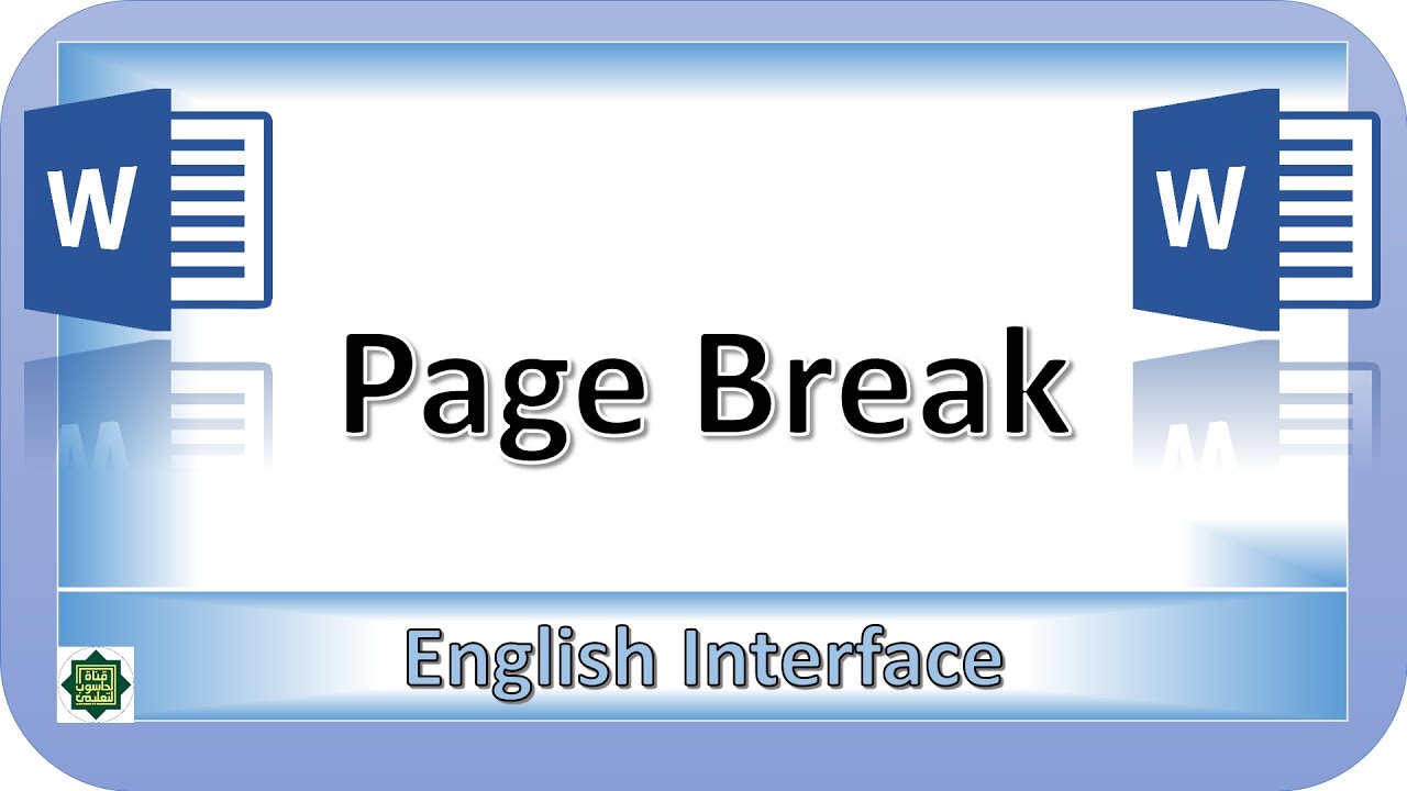 Page Break In Microsoft Word YouTube