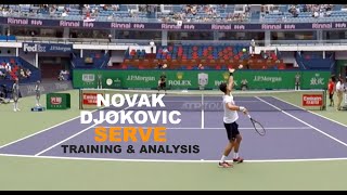 Novak Djokovic Serve - Training & Analysis (TENFITMEN - Episode 106)