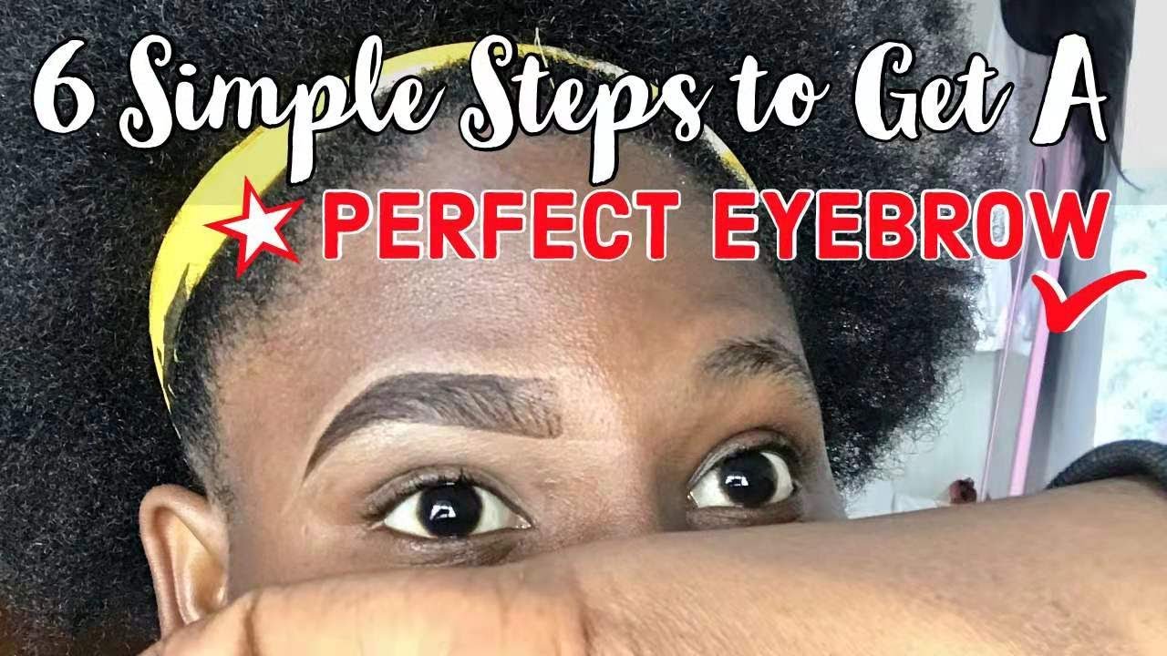 CHEAP EYEBROW TUTORIAL IN 6 STEPS YouTube