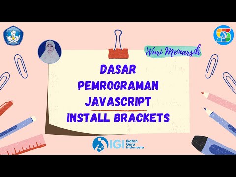 Belajar Coding Dasar Pemrograman Java Script Install Brackets