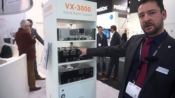 ISE 2016 VX-3000 Voice Alarm / Evacuation System by TOA