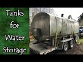 Tanks for Water Storage