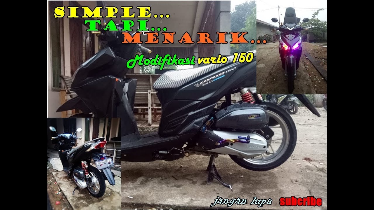 Modifikasi Vario 150 Sederhana Tapi Menarik Youtube