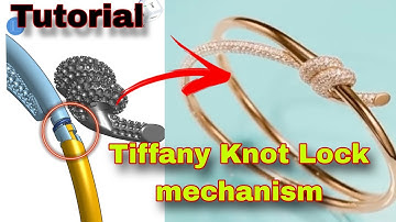 Tiffany Knot Bracelet Lock mechanism tutorial. how to make knot bracelet lock.