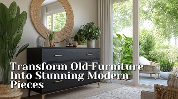 Transform Old Furniture Into Stunning Modern Pieces – Easy DIY Repurposing Ideas