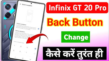 Infinix gt 20 pro 5G back button setting | infinix gt 20 pro 5G me back button kaise lagaye