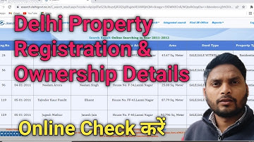 Delhi property registration & ownership  Details || check real owners of any property in Delhi ||