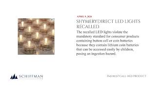 ShymeryDirect LED Lights Recalled