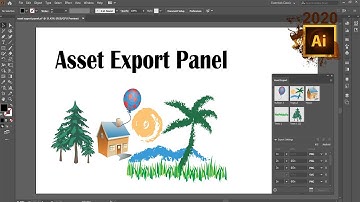 Adobe illustrator class 67 asset export panel Urdu/Hindi