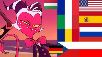Moxxie knows many languages [comparison of dubbing] // Helluva Boss