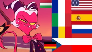Moxxie knows many languages [comparison of dubbing] // Helluva Boss