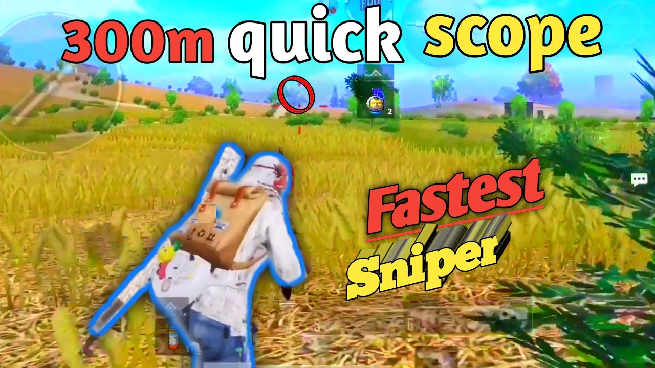 300m quick scope🔥 madness | Fastest Sniper (Pubg mobile sniper montage ) PUBG