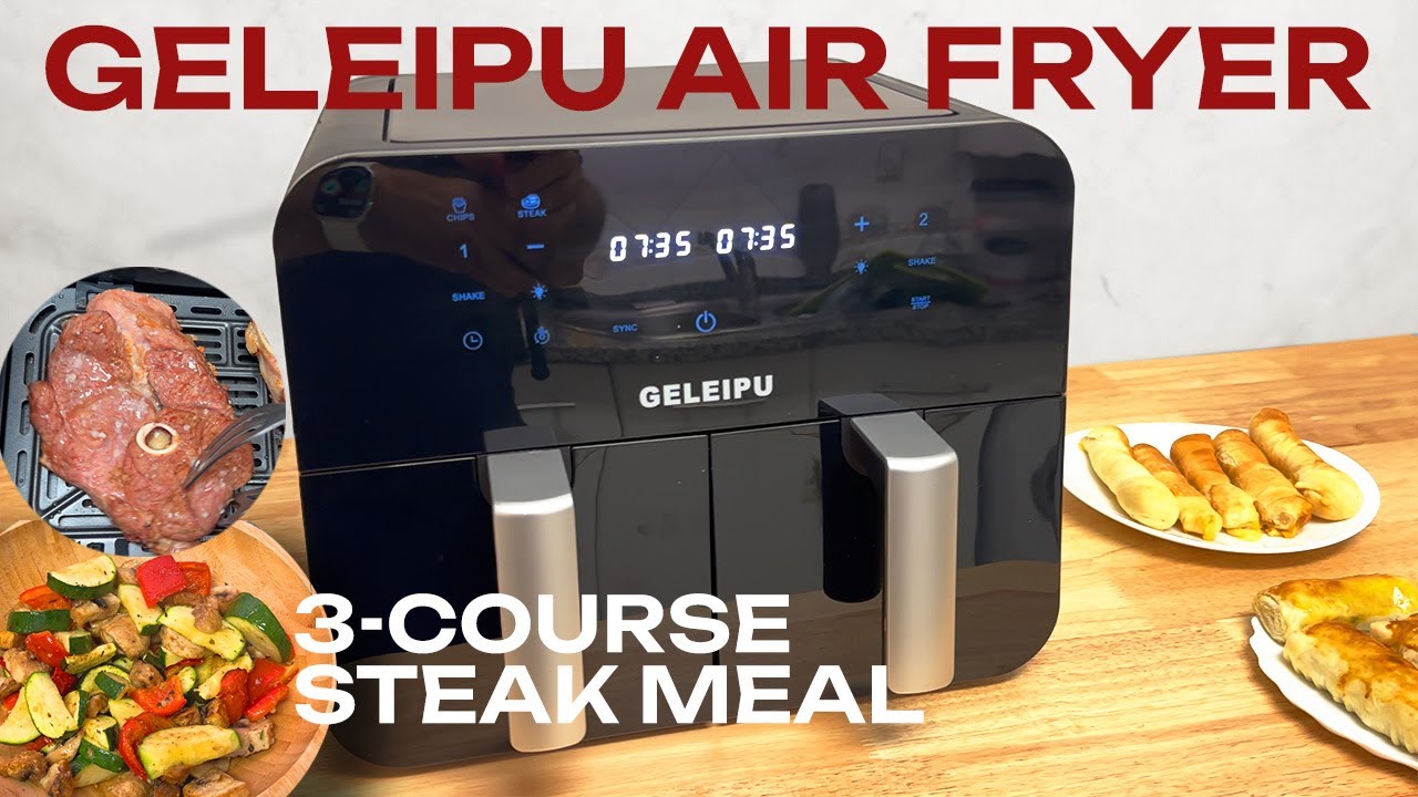 Easy 3 Course Meal With The GELEIPU DL28 Air Fryer Teque os Lamb easy-3-course-meal-with-the-geleipu-dl28-air-fryer-teque-os-lamb