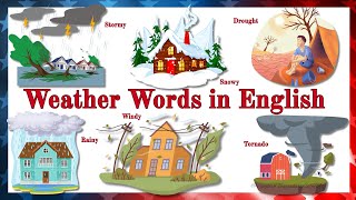 Weather Words in English 🌦️ | 30 Useful Weather Vocabulary Terms with Examples Weather Words in English 🌦️ | 30 Useful Weather Vocabulary Terms with Examples