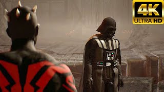 Darth Vader Vs Darth Maul Fight Scene 4K ULTRA HD - Star Wars