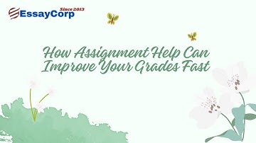 How Assignment Help Can Improve Your Grades Fast