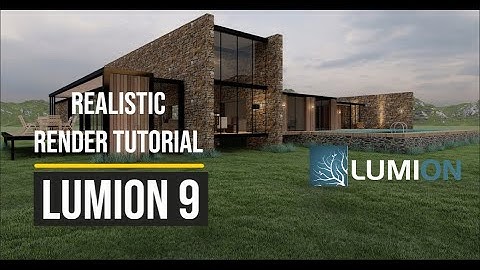 Lumion 9 Exterior Tutorial 31 - Realistic Render Settings Lumion