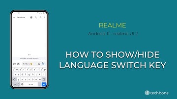 How to Show/Hide Language Switch Key - realme [Android 11 - realme UI 2]