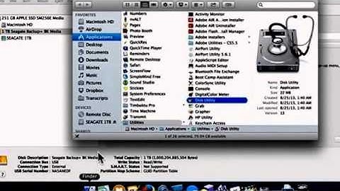 How to use Disk Utility on an Apple iMac or Macintosh YouTube