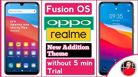 Fusion OS Theme How to Apply oppo And Realme || without 5 min Trial