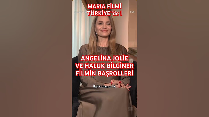 HALUK BİLGİNER VE ANGELİNA JOLİE AYNI FİLMİN BAŞROLLERİ MARIA FİLMİ ARISTOTELESİN HAYATI FİLMİ