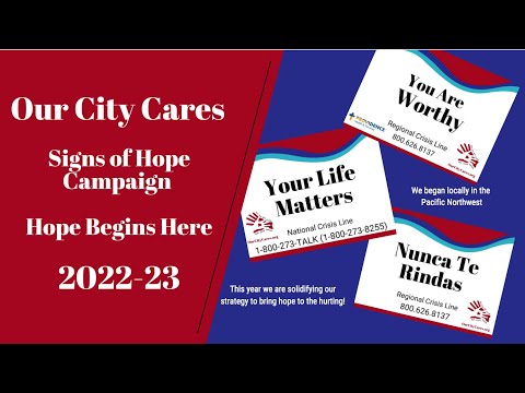 Hope Begins Here: 2022-2023 Our City Cares Campaign