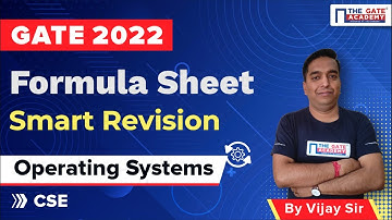 Quick Revision Through Formulas | Operating Systems | GATE 2022 l Vijay Agarwal sir