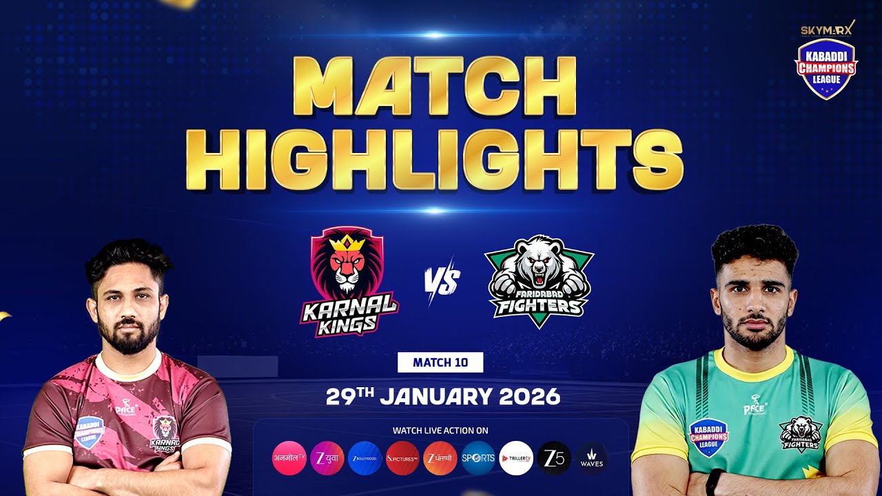 Super Raids & Super Tackles 💥 Karnal Kings 🆚 Faridabad Fighters | Kabaddi Action