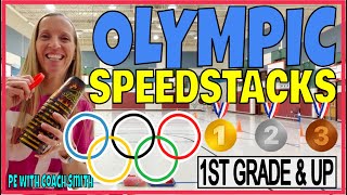 OLYMPIC SPEED STACKS!๐ฅ๐ฅ๐ฅFun PE WarmUp Activity