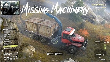 Missing Machinery Snowrunner Mission Gameplay Walkthrough