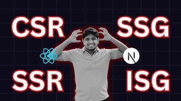 🚀 What is CSR SSR SSG and ISR in Tamil ✨ 🌐  | VMG | Velmurugan MG #reactjs #nextjs #rendering