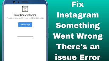 Fix instagram something went wrong there