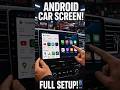 Android Car Screen Full Setup! 😱 #shorts