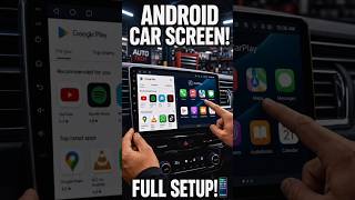 Android Car Screen Full Setup! 😱 #shorts