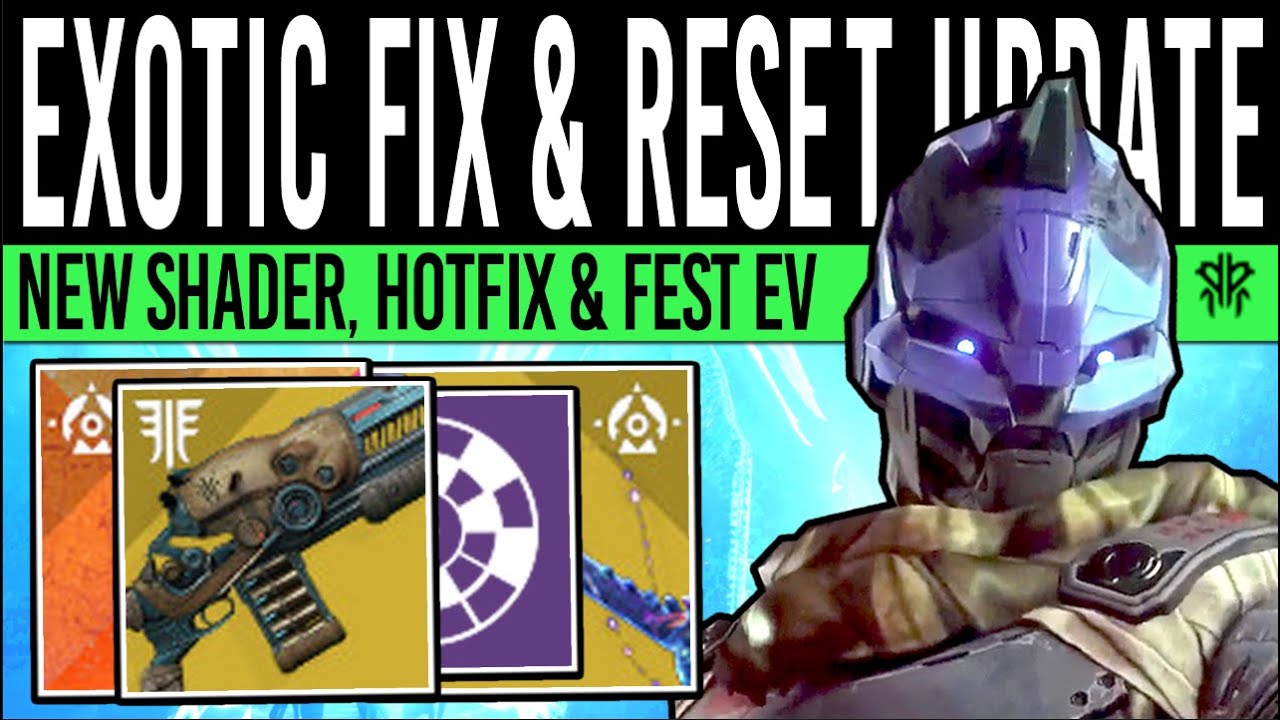 Destiny 2: EXOTIC FIX & TASTY STORE LOOT! Rangefinder Nerf, LoW, New Shader & More (Hotfix 6