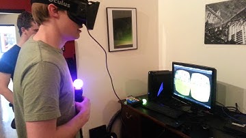 Oculus Rift PlayStation Move 3D Positional Body Tracking Test