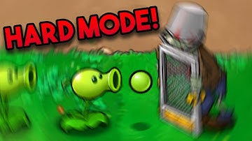 Plants Vs. Zombies - HARD MODE Mod! (PvZ Plus)