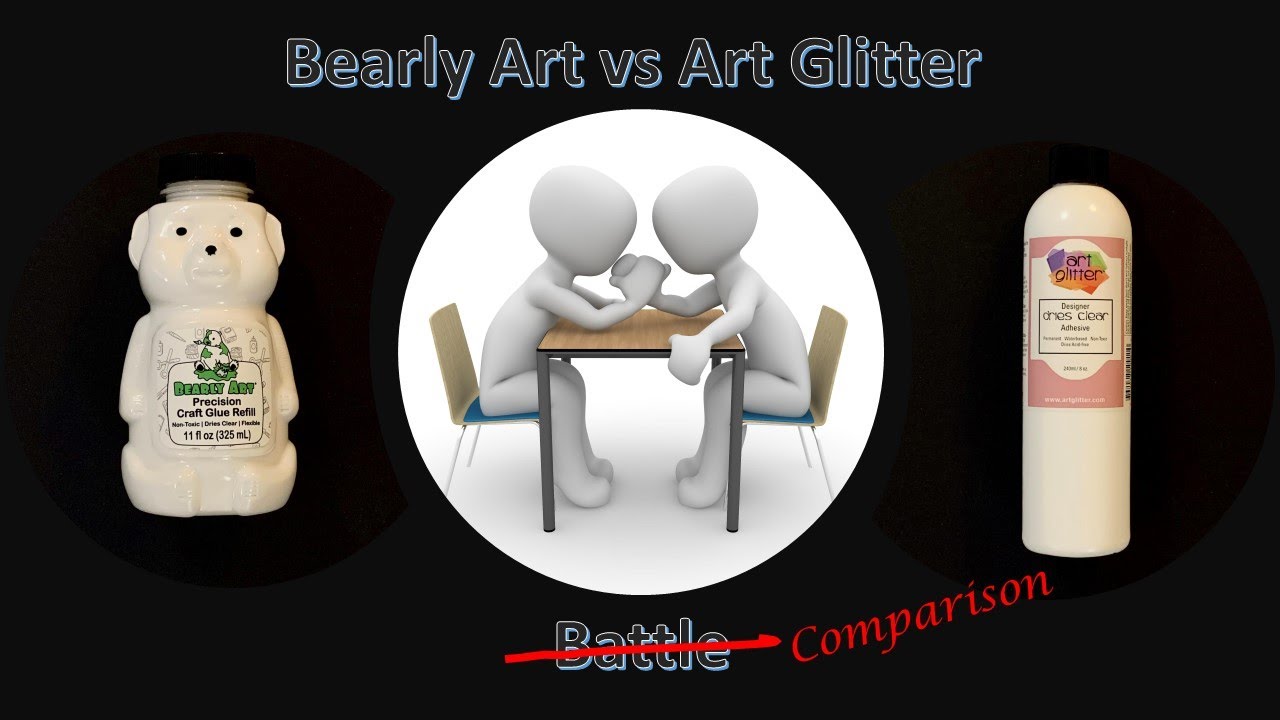 Bearly Art glue REVIEW and COMPARISON 