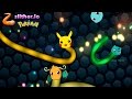 Slither io  pikachu pokemon Bulbasauro Squirtle e charmander jogo da cobra snake gigante totoykids