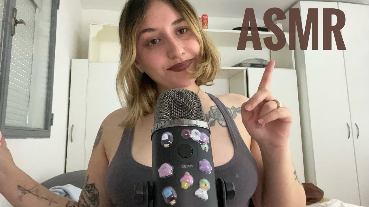 ASMR ADIVINA EL SONIDO SÚPER COSQUILLOSO + NUEVO TRIGGER ♡