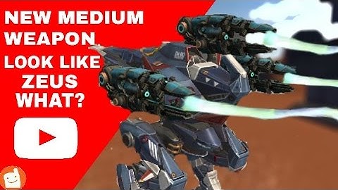 New Medium Weapon Look Like Zeus? | War Robots ( Android Test Server 2.9.0(262) )